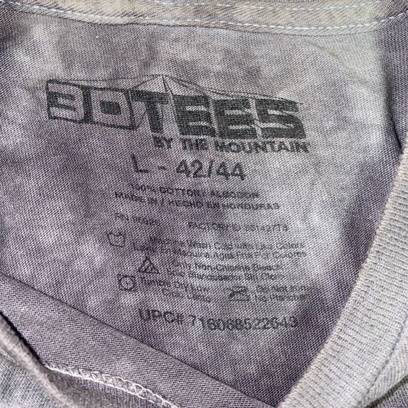 The Mountain Shirt Mens Large Tie Dye Gray Wolf 3D Graphic Wild Life Art Wolves - Picture 3 of 12